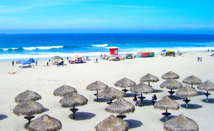 Rosarito Beach, near the Cantamar development in Baja California.