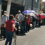 With lines for vaccination like this one earlier this month in Tlaquepaque, Jalisco, some Mexicans who can afford the cost are opting to travel to the US to get a jab.