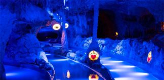 The 'river' where the boy was playing before his death on Saturday.