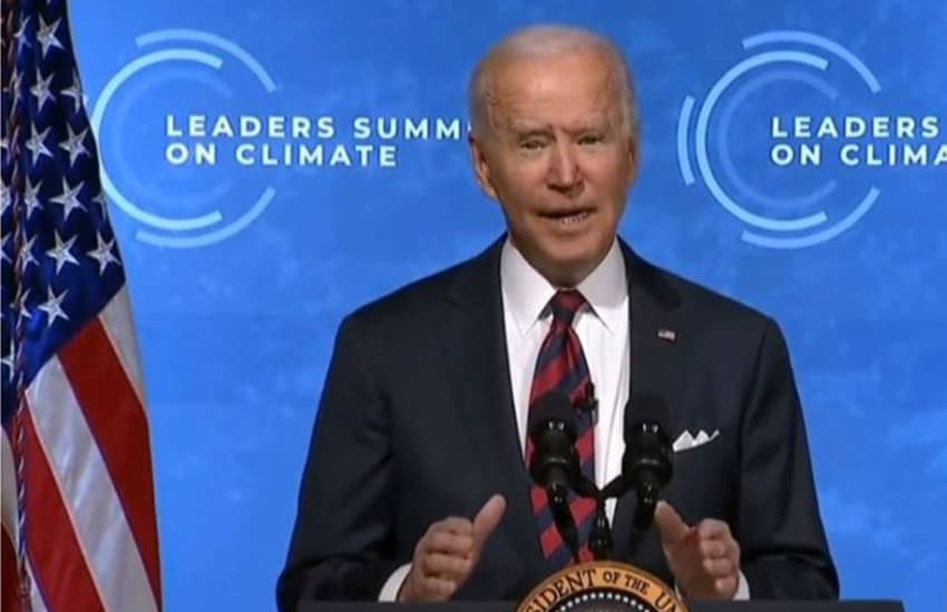 Biden at Leaders Summit on Climate Change