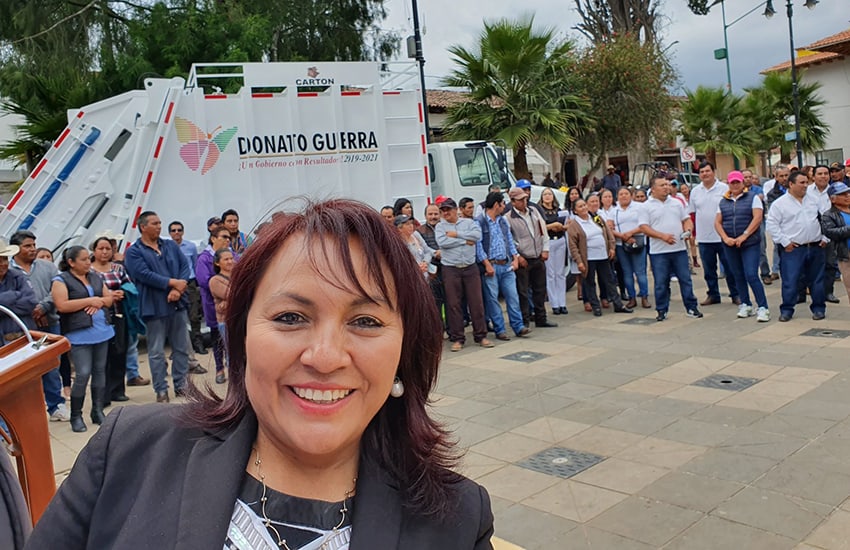 Donata Guerra, México state, Mayor Eliza Ojeda