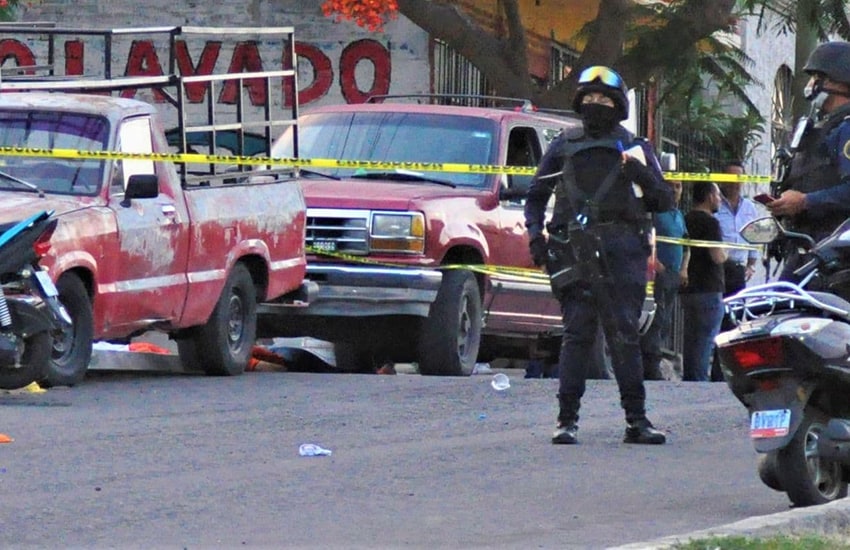 crime scene Moroleón, Guanajuato