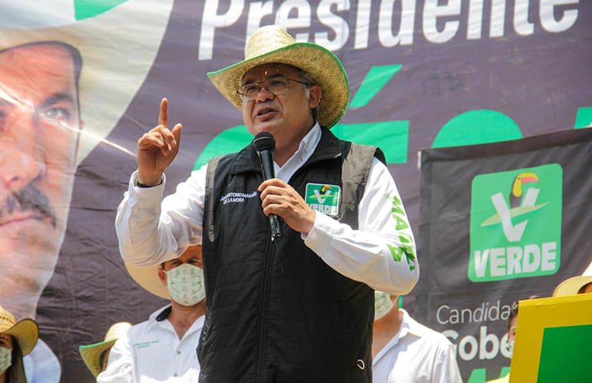 Michoacán gubernatorial candidate Juan Antonio Magaña