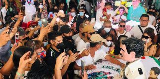 Despite Covid-19, worshippers of the outlaw saint Jesús Malverde flocked to his chapel in Culiacán, Sinaloa to pay their respects.