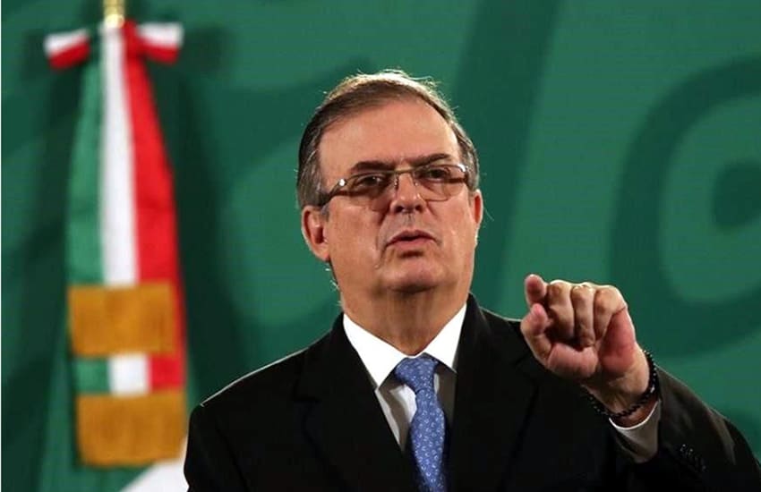 Foreign Minister Marcelo Ebrard