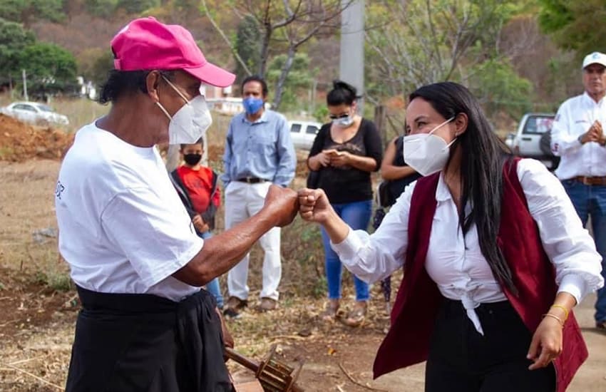 Morena party candidate in Valle Bravo, México state, Michelle Nuñez