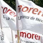 Morena party flags