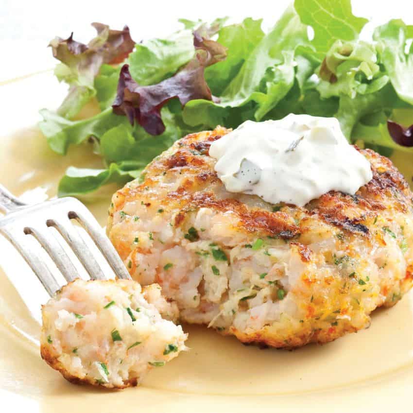 Shrimp burgers