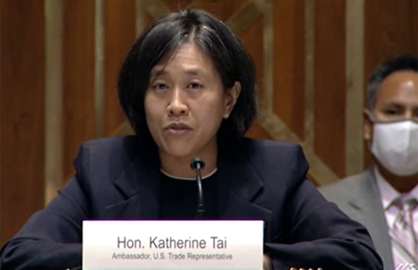 US Trade Representative Katherine Tai