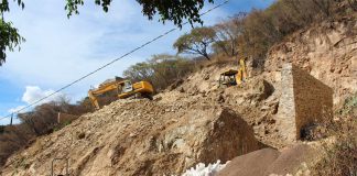 Construction at Villa Nova, Ajijic, a few months ago.
