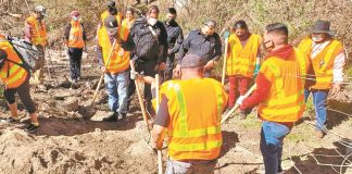 search brigade in Tecate, BC