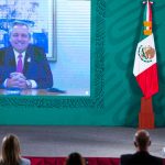 AMLO and the president of Argentina enjoy a chat.