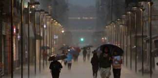 Heavy rains have brought relief in Mexico City.