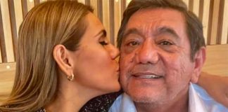 Morena candidate Evelyn Salgado and her father, who was disqualified from running.