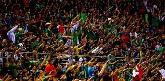 Mexican fans give voice to their chant