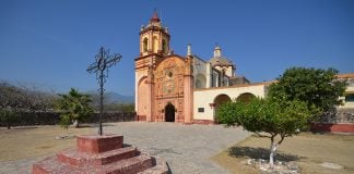 Church mission at Concá, Querétaro