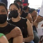 mass vaccination site in Mexico