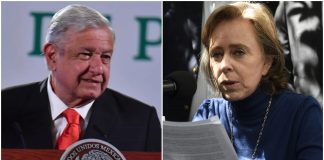 President Lopez Obrador, Mexicans Against Corruption and Impunity head Maria Amparo Casar