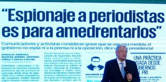 AMLO denies spying on journalists