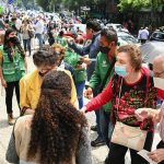 Seniors 60+ in line in Mexico City for second Covid-19 vax doses
