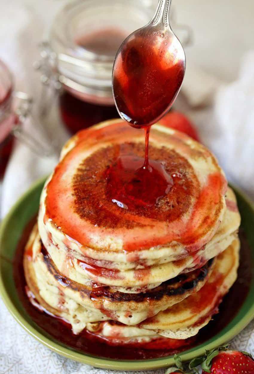 strawberry syrup