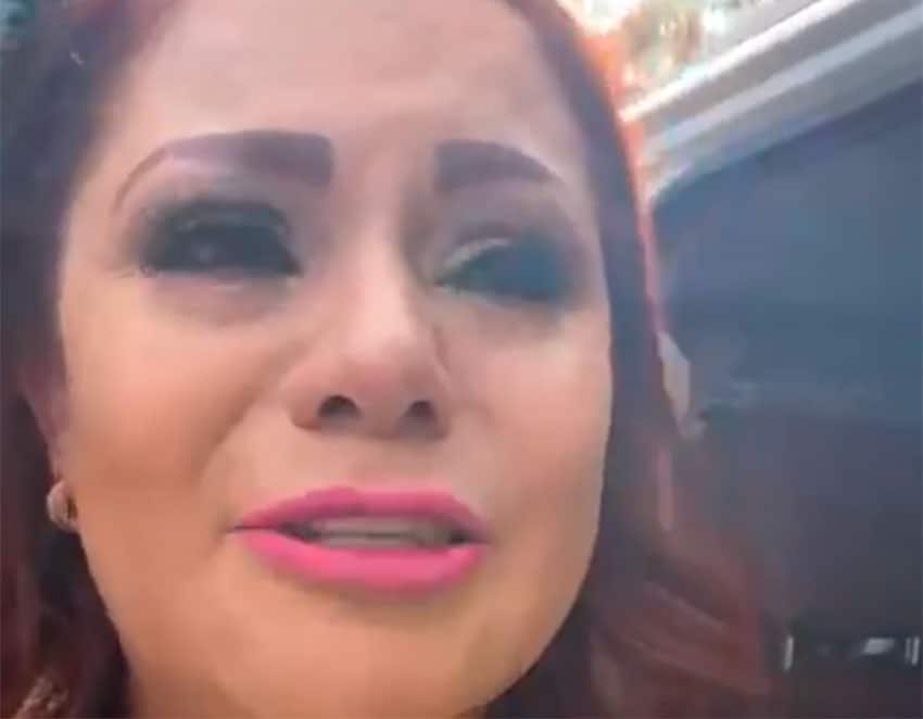 'This can't be happening,' lamented Erika Briones in a video.