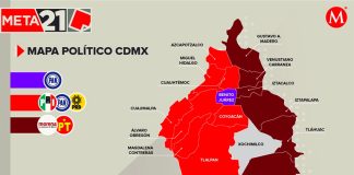 The new political map of Mexico City.