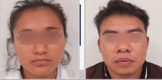 Two criminal suspects with censor bars and no surname.