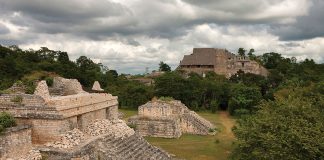 The Maya ruins of Ek' Balam in Yucatán