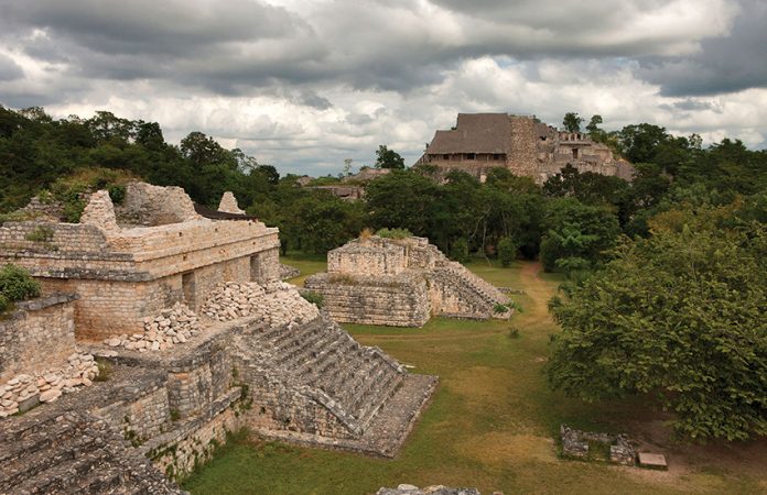The Maya ruins of Ek' Balam in Yucatán