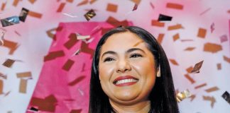 Indira Vizcaíno, Morena governor-elect in state of Colima, Mexico