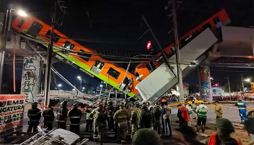 There was also a rush to finish Line 12 of the Mexico City Metro.