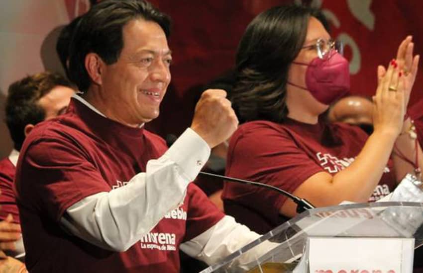 Mexico's Morena Party leader Mario Delgado