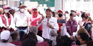 Morena party head Mario Delgado