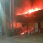 An electoral institute office burns in Tuxtla Gutiérrez.