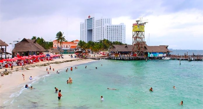 Playa Tortugas, scene of Friday's shooting.