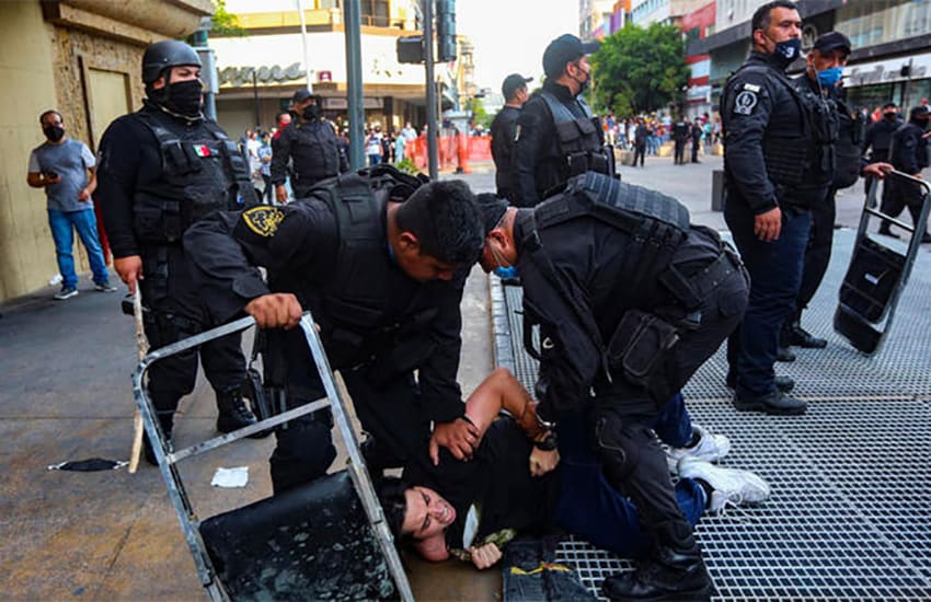 police brutality Mexico