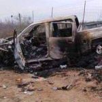 One of the vehicles discovered near 18 bodies on Friday.