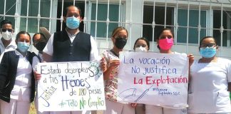 Nurses hired to battle Covid in Zacatecas who were abruptly fired