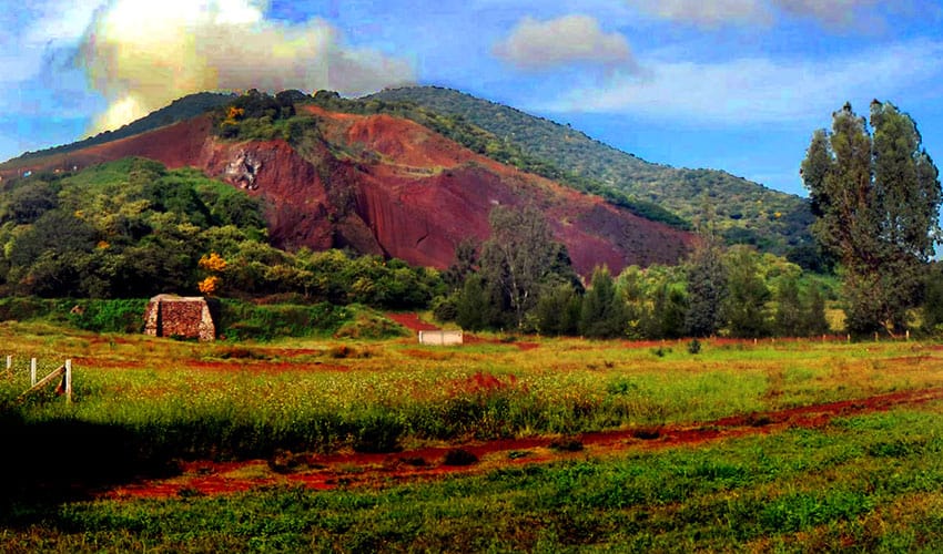 scoria cone in Mazatepec, Jalisco