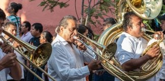 Brass band, Oaxaca, Mexico