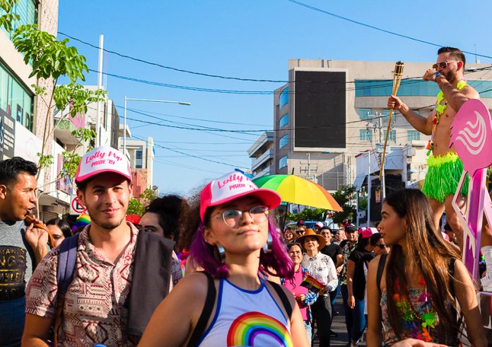 Pride march in Culiacán, Sinaloa, in 2019