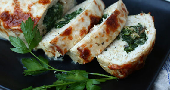 oat-turkey stuffed meatloaf