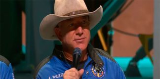 Space traveler Jeff Bezos.