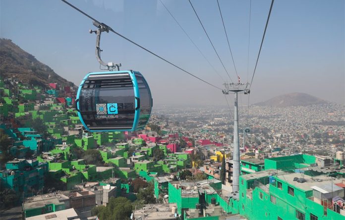 The capital's new cable car system.