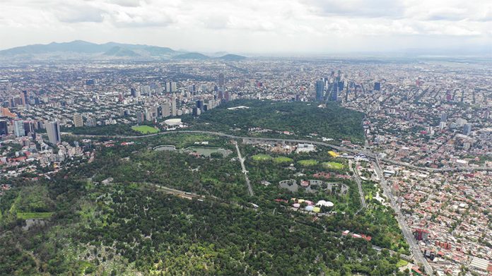 Chapultepec Park in Mexico City.