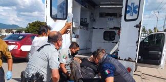 One of those wounded in a gunfight Wednesday in Oaxaca.