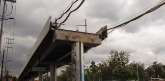 Debris has been removed from the collapsed section of the Metro's Line 12.