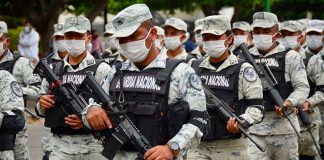 The government plans to recruit another 50,000 members of the Guard.