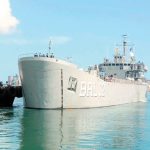 One of three Mexican ships that left for Cuba this week.